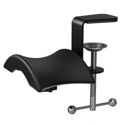 SPONGL Gaming Headphone Stand Metal Headsets Hanger Hook Holder Adjustable Rotatable Arm Clamp Under Desk Space Save Clip Mount
