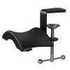 SPONGL Gaming Headphone Stand Metal Headsets Hanger Hook Holder Adjustable Rotatable Arm Clamp Under Desk Space Save Clip Mount view 1