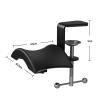 SPONGL Gaming Headphone Stand Metal Headsets Hanger Hook Holder Adjustable Rotatable Arm Clamp Under Desk Space Save Clip Mount view 2