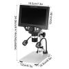 DFEDHF Microscope Accessories kit Slide Preparation camer G1200 1200X Digital Microscope for Video Microscope 7inch LCD 12MP Magnifier Tool Microscope Accessories view 2