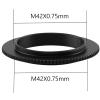 1pc Both Side Male Thread Adapter T T2 M42 M48 M54 M56 SCT Astronomical Telescope Photography Accessories M42x0.75 M48x0.75 M54x0.75(M42 to M42) view 2