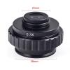 1pc 0.3X 0.35X 0.4X 0.5X 1X C-Mount Lens Adapter for Simul Focal Trinocular Stereo Microscope 38MM Interface Microscopio Camera(0.3X) view 2