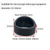 2PCS 28-36mm Various Soft Rubber Eyepiece Eye Shields Eye Cups Guards Binoculars Microscope Telescope Night Vision Eye Cups(Grey) view 2