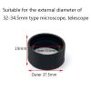 2PCS 28-36mm Various Soft Rubber Eyepiece Eye Shields Eye Cups Guards Binoculars Microscope Telescope Night Vision Eye Cups(Gold) view 2