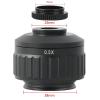 1pc 0.3X 0.35X 0.4X 0.5X 1X C-Mount Lens Adapter for Simul Focal Trinocular Stereo Microscope 38MM Interface Microscopio Camera(0.5X A-C-Mount) view 2