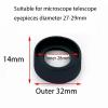 2PCS 28-36mm Various Soft Rubber Eyepiece Eye Shields Eye Cups Guards Binoculars Microscope Telescope Night Vision Eye Cups(Brown) view 2