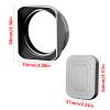 SPONGL Aluminum Alloy Square Lens Hoods for X100V X100T/ X100VI Cameras Reduces and Ghostings Enhancing Photography view 3