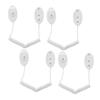 HOLIDYOYO 4pcs Retractable Phone Tether Theft Display Stand with Steel Spring Coil for Tablets Mobile Phone Display and Remote Controls Versatile Security for Valuables view 1