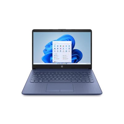 HP Laptop | Stream 14-CF21 | 14" 1366 x 768 LED-Backlit | Intel Celeron N4120 4-Core | 8GB DDR4 | 64GB SSD | Windows 11 Home | Wi-Fi 5 - Office 365 Personal 1-Year Subscription - Royal Blue