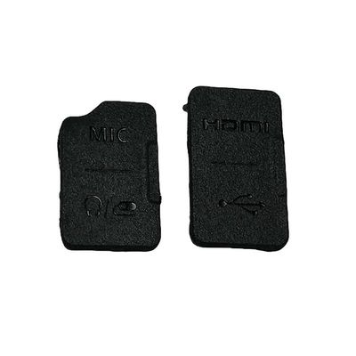 2pcs/Set for Nikon Z50 Second-Generation USB Leather Side Cover Rubber Side Leather Plug