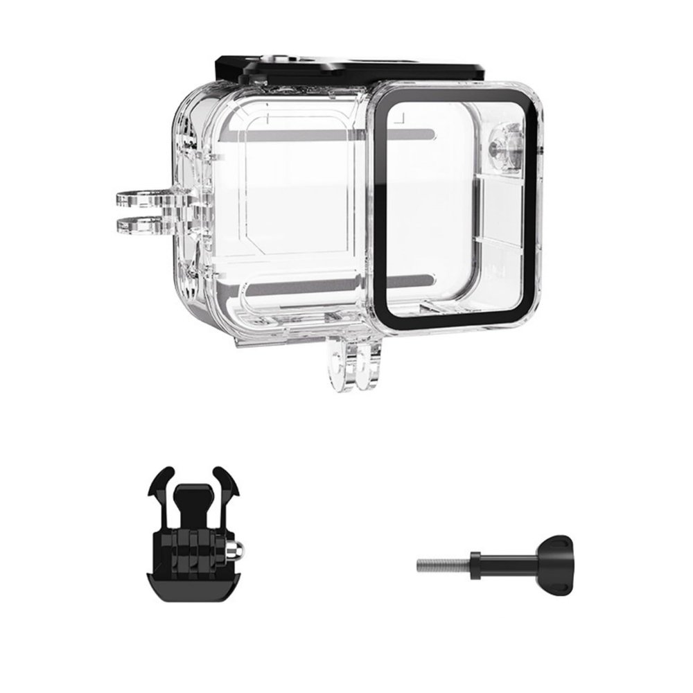 SPONGL Module Housing,45M Waterproof Housing Case for 360 Camera Underwater Protective Shell with Mounting Screws and Bracket