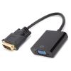 NUMNBE DVI to VGA Adapter - 24 + 1 Connector, Reliable for Desktop and Tablet Computers (Black) view 4