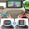 Rubierine Car Headrest Mount Holder for Nintendo Switch 2& 1, Rotatable Silicone Net Holder Compatible with Mini Tablets(7''10.5''), Secure Travel Gaming Stand for Car or Airplane Use view 2