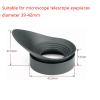 2PCS 28-36mm Various Soft Rubber Eyepiece Eye Shields Eye Cups Guards Binoculars Microscope Telescope Night Vision Eye Cups(Pink) view 2