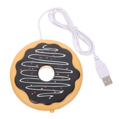 HOLIDYOYO 1 PC Desk Heating Coaster USB Mug Warmer Pad for Tea and More Automatic Shut Off Feature Elegant and Portable Design