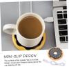 HOLIDYOYO 1 PC Desk Heating Coaster USB Mug Warmer Pad for Tea and More Automatic Shut Off Feature Elegant and Portable Design view 3