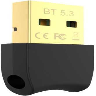 USB Bluetooth 5.3 Dongle Adapter for PC Speaker, Wireless Mouse Keyboard Music Audio Receiver Transmitter Bluetooth