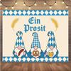 10x8 feet Oktoberfest PartyGerman Oktoberfest Banner DecorationPlayful ElfMunich OktoberfestGerman Bavarian Holiday Party Decoration view 1