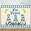 10x8 feet Oktoberfest PartyGerman Oktoberfest Banner DecorationPlayful ElfMunich OktoberfestGerman Bavarian Holiday Party Decoration view 2