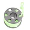 DirectNine Basics Aluminum Alloy Diving Mini Reel Pendant with Luminous Green Cord, Lightweight and Portable, Great Souvenir Gift for Divers (Gray) view 2