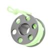 DirectNine Basics Aluminum Alloy Diving Mini Reel Pendant with Luminous Green Cord, Lightweight and Portable, Great Souvenir Gift for Divers (Gray) view 3