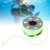 DirectNine Basics Aluminum Alloy Diving Mini Reel Pendant with Luminous Green Cord, Lightweight and Portable, Great Souvenir Gift for Divers (Gray) view 4