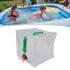 20l Pool Weight Sand Bags, Dual Handle Folding Transparent Universal Pool Steps Water Weight Bag for Above Ground Pool (Red) view 4