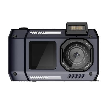 SPONGL 6500W Pixel Waterproof Camera with 10xZoom IP68 Rating Auto Focusing Camera for Underwater Photography Up to 10Meters