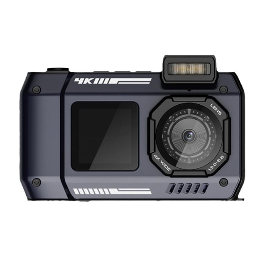 SPONGL 6500W Pixel Waterproof Camera with 10xZoom IP68 Rating Auto Focusing Camera for Underwater Photography Up to 10Meters