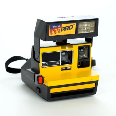 Polaroid JobPro 600 Instant Film Camera Rugged Yellow Edition Vintage 600-Type Camera (Renewed)
