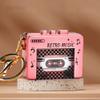 Retro Mini Tape Recorder Keychain, Retro Cassette Player, Recordable Mini Cassette Tape Player Keychain with Music Microcassette Player, Portable Keychain Gifts view 1