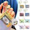 Retro Mini Tape Recorder Keychain, Retro Cassette Player, Recordable Mini Cassette Tape Player Keychain with Music Microcassette Player, Portable Keychain Gifts view 2