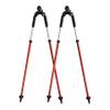 2 Pack Telescopic Bipod GPS Rover Rod Bipod for RTK GNSS Total Station, Mini Prism Pole Bipod Monopods Surveying (Red) view 1