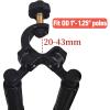 2 Pack Telescopic Bipod GPS Rover Rod Bipod for RTK GNSS Total Station, Mini Prism Pole Bipod Monopods Surveying (Red) view 3
