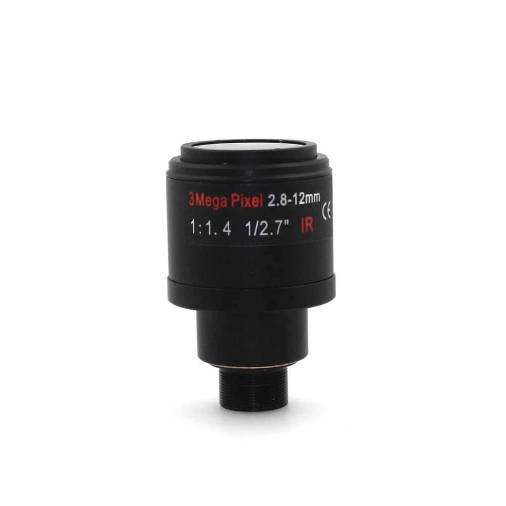 3MP 5MP 2.8-12mm m12 Lens 1/2.5 1/2.7" Fixed Big IR Fixed Iris Manual Focus Zoom Board Lens for CCTV Security Camera(3MP-1/2.7+650nm)
