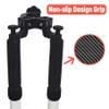 2 Pack Telescopic Bipod GPS Rover Rod Bipod for RTK GNSS Total Station, Mini Prism Pole Bipod Monopods Surveying (Red & White) view 3