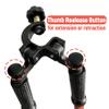 2 Pack Telescopic Bipod GPS Rover Rod Bipod for RTK GNSS Total Station, Mini Prism Pole Bipod Monopods Surveying (Red & White) view 4