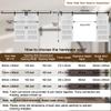 84" H x 84" W 5 Lites White Wood Glass Sliding Barn Doors with Installation Hardware Kit Primed Surface (2 Doors) view 4