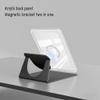 360 Rotating Magnetic Detachable Case with Stand & Auto Wake/Sleep for Paperwhite 5/6/7th Generation 6" (2012/2013/2015 Release) - Clear Back Cover, Purple view 2