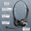 Phone Headsets for Office Phones - Corded Telephone Headset w/Noise Canceling Mic, Headset for Phones Landline Office Compatible with Polycom Plantronics Nortel Toshiba Mitel ShoreTel Deskphones etc view 4