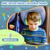 INFURTURE Kids Headphones Over-Ear with Microphone - Wired USB-C Headphones for Children, Active Noise Cancelling, 85/94dB Volume Limiting Safe Headset for School, Travel, Boys & Girls view 2