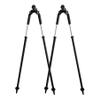 2 Pack Telescopic Bipod GPS Rover Rod Bipod for RTK GNSS Total Station, Mini Prism Pole Bipod Monopods Surveying (Black) view 1