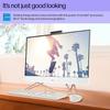HP 2025 All-in-One Desktop | 24-CB100 | 23.8" 1920x1080 Touchscreen IPS | Intel-10 Core i5-1235U | 32GB DDR4 | 2TB SSD | Win11 Pro | Wi-Fi 5 - Bluetooth 5-1080p HD Camera - Starry White view 2