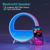 MOMILLA Sunrise Alarm Clocks with Bluetooth Speaker, White Noise Sound Machine with with Wireless Charging Station, 11 Lights Effects Night Light, Wake up Light Sunset Lamp Bedrooms for Adults Kids view 4