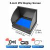 Display for Fish Finder with Temperature and Depth Sensing, IPS High Brightness Display Screen, Adaptable to All Fish Finder Cameras on The Market(4.3inch) view 2