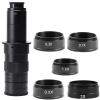 1pc Adjustable 120X 180X 300X Zoom C Mount 0.3X 0.5X 0.7X 1.5X 2X Barlow Glass Lens for Microscope Camera Objective Lens(300X-1.5X) view 1