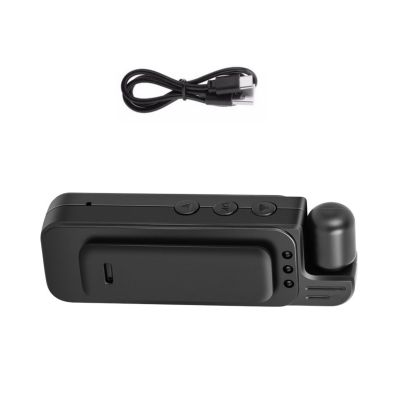 Mini Body Camera 1080P Portable Video Camcorder with 180 Rotatable Lens Parts Accessory
