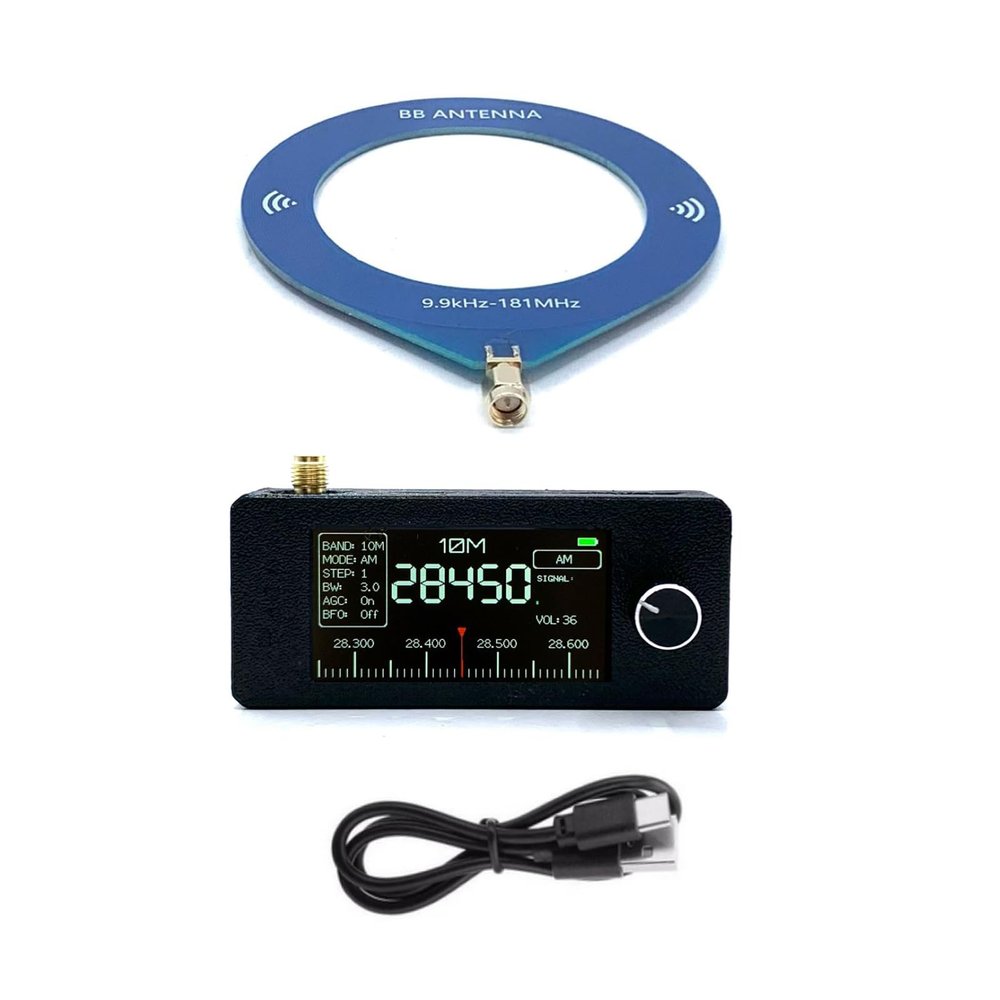 Portable Radio Receiver Mini Radio HF SW MW VHF Receiver Parts Accessory