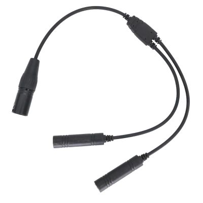 Aviation Headset Adapter GA Dual Plug to for Airbus XLR 5 Pin Male Jack Aviation Headset Adapter Accessory Accessory