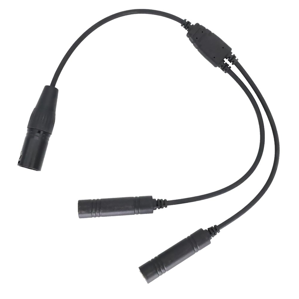 Aviation Headset Adapter GA Dual Plug to for Airbus XLR 5 Pin Male Jack Aviation Headset Adapter Accessory Accessory
